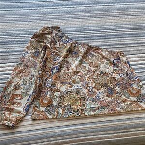 Paisley One-Shoulder Top